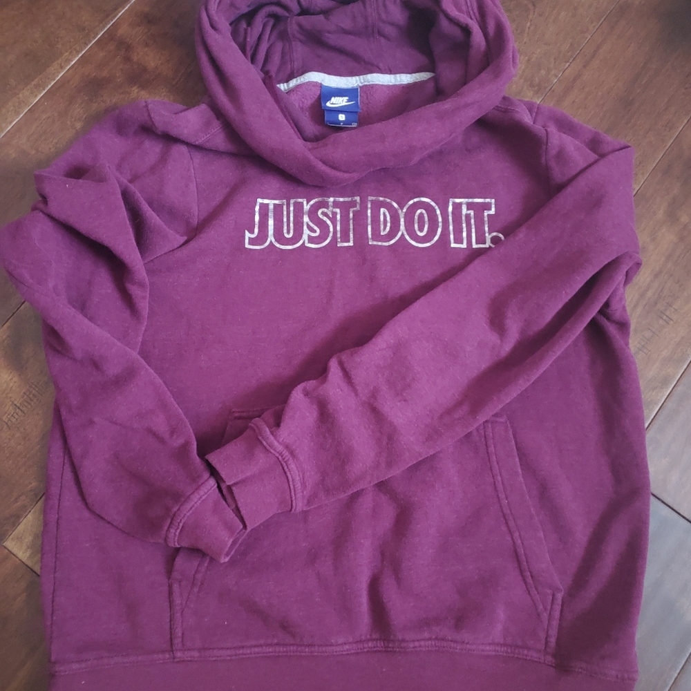Nike sweatshirt size small with cowl neck